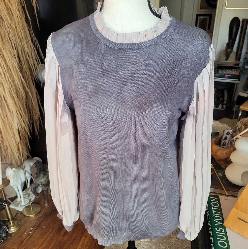 Adrianna Papell Purple and Pink Women's Top